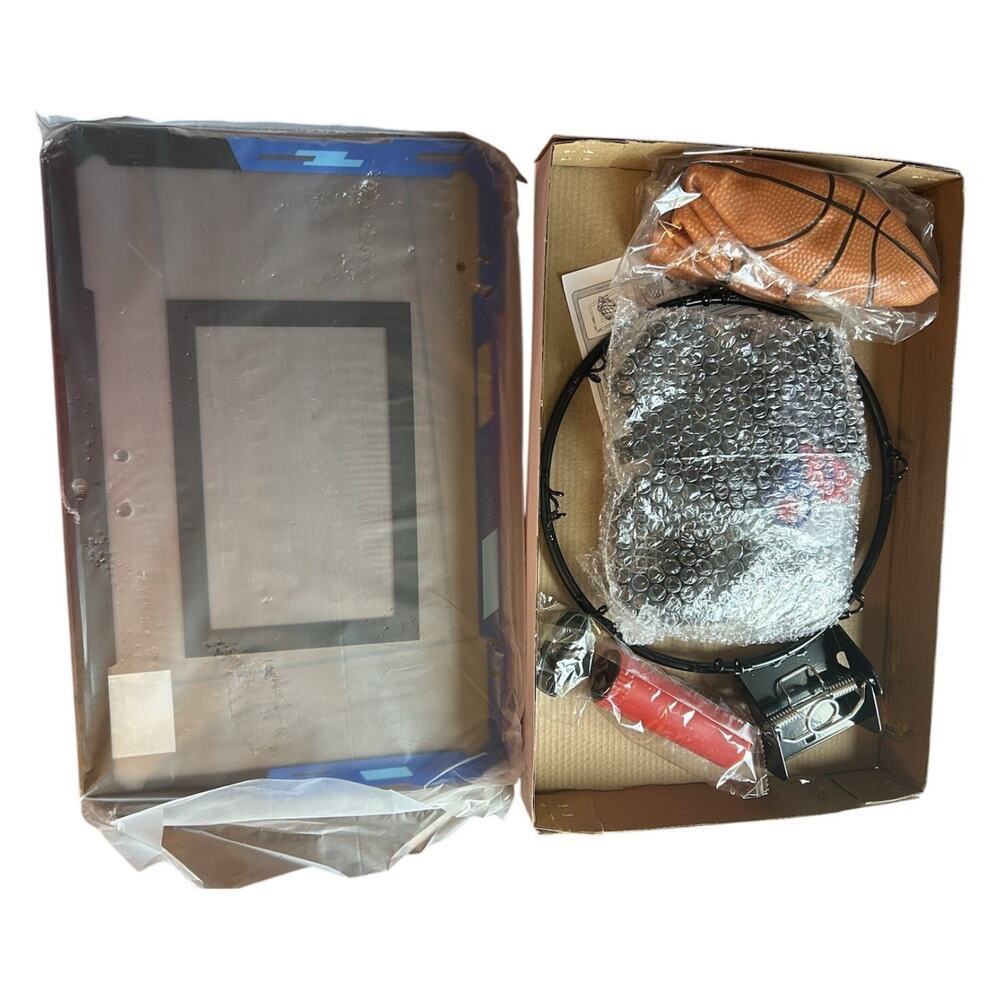 Mini Basketball Hoop Over the Door Indoor Electronic Scoreboard Kids Blue 1120-1